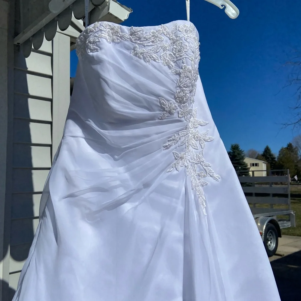 David’s Bridal Wedding Dress - Picture 7 of 11